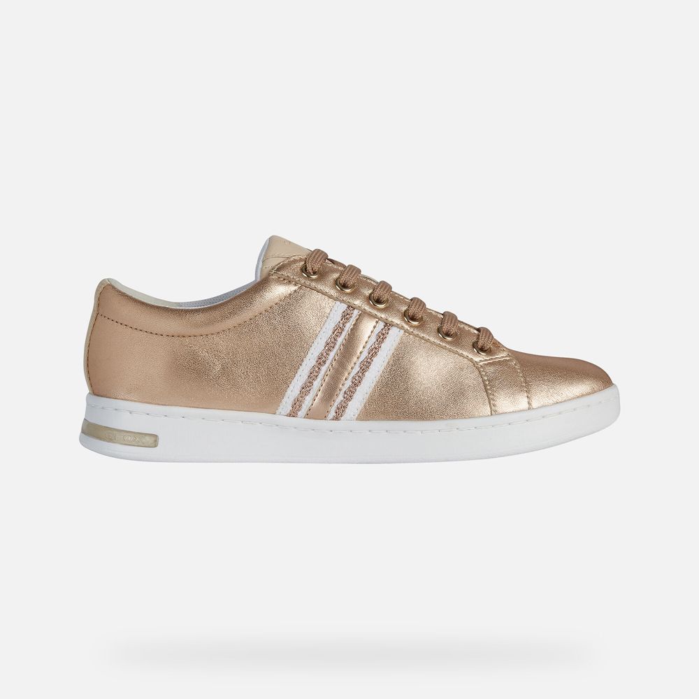 Geox Sneakers Gold Jaysen - Geox Womens Shoes - XKGDCJ428